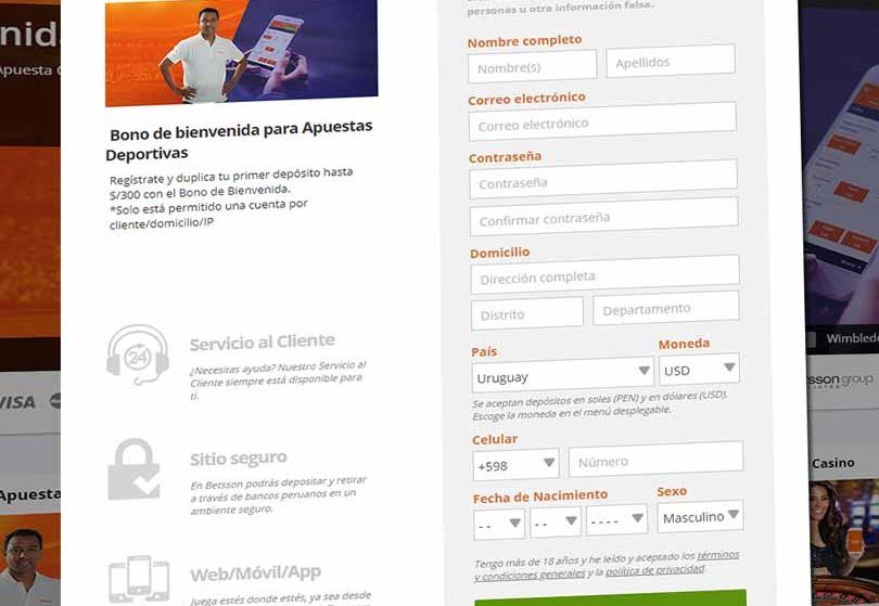 ¿Cómo registrarse en Betsson?